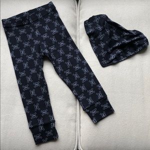 Nununu Scull Bib and Leggins